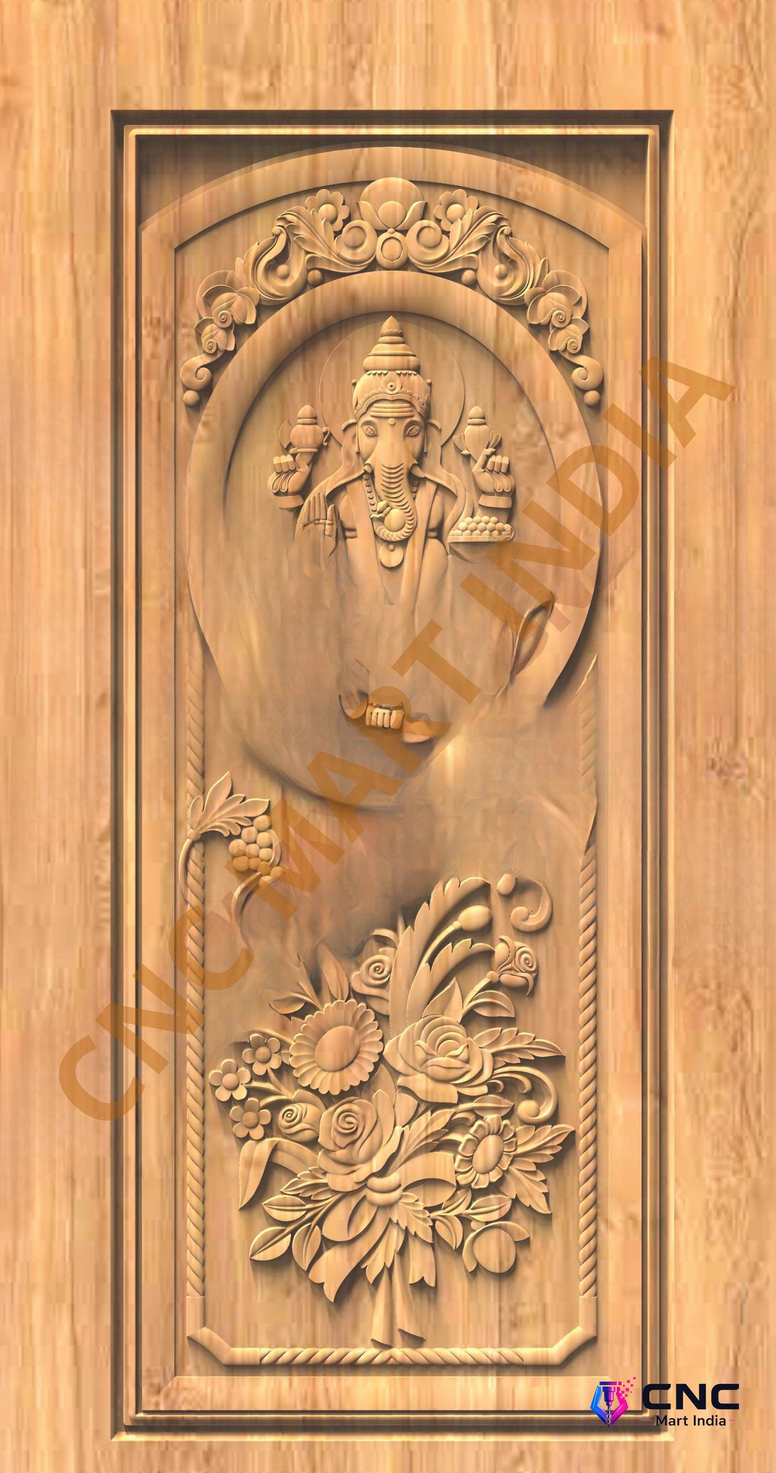 GSK EMBOSSING - EMD-33 Divine Carved Relief CNC Design
